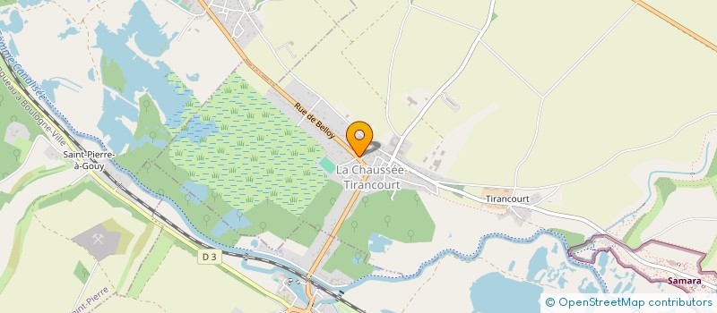 localisation de l'entreprise LE VILLAGE  LA CHAUSSEE-TIRANCOURT