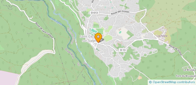 localisation de l'entreprise LE VILLAGE à SAINT-CEZAIRE-SUR-SIAGNE