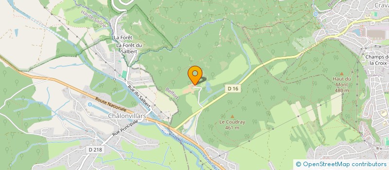 localisation de l'entreprise LE VILLAGE à ESSERT