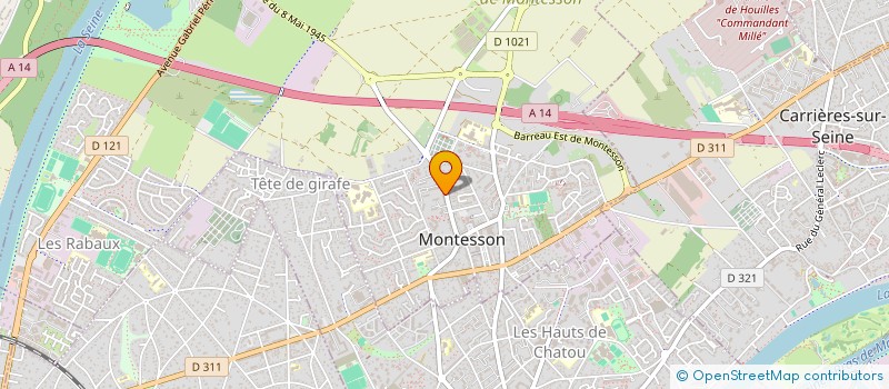 localisation de l'entreprise LE VILLAGE à MONTESSON