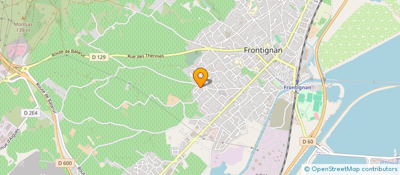 localisation de l'entreprise LE VILLAGE à FRONTIGNAN