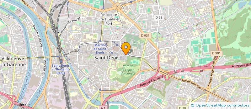 localisation de l'entreprise LE VILLAGE à SAINT-DENIS