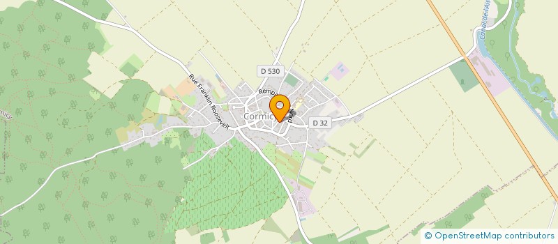 localisation de l'entreprise LE VILLAGE  CORMICY