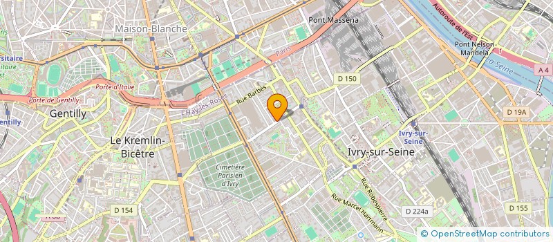 localisation de l'entreprise LE VILLAGE  IVRY-SUR-SEINE