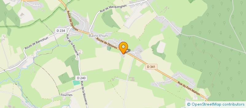 localisation de l'entreprise LE VILLAGE  BAINCTHUN