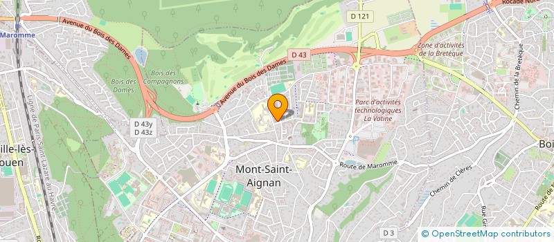 localisation de l'entreprise LE VILLAGE  MONT-SAINT-AIGNAN