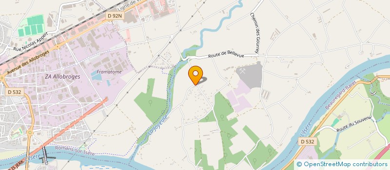 localisation de l'entreprise LE VILLAGE  SAINT-PAUL-LES-ROMANS