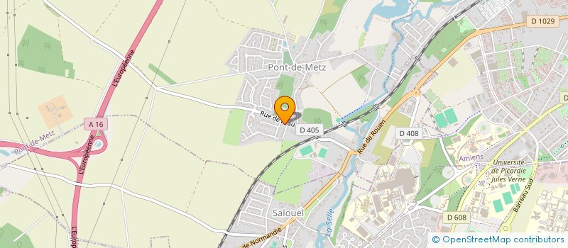 localisation de l'entreprise LE VILLAGE  PONT-DE-METZ