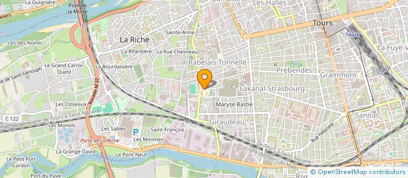 localisation de l'entreprise LE VILLAGE  TOURS