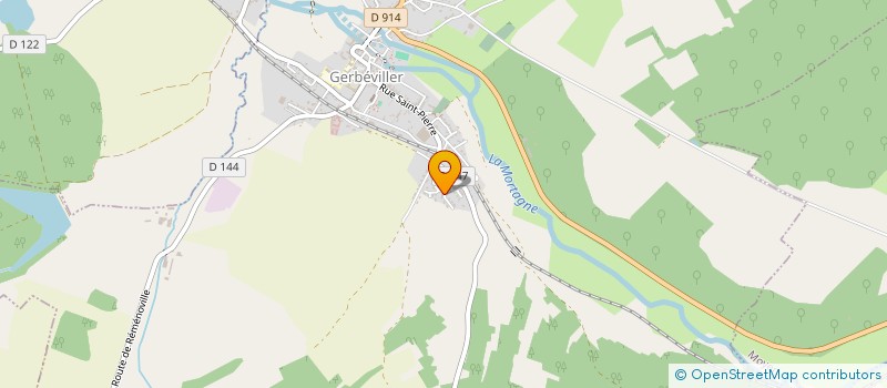 localisation de l'entreprise LE VILLAGE A BASCULE  GERBEVILLER