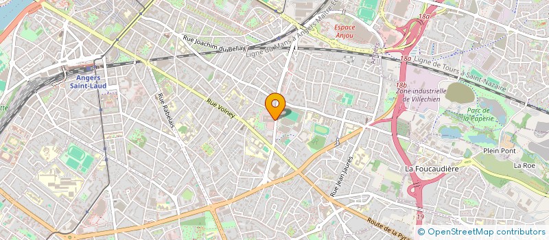 localisation de l'entreprise LE VILLAGE BY CA ANGERS à ANGERS