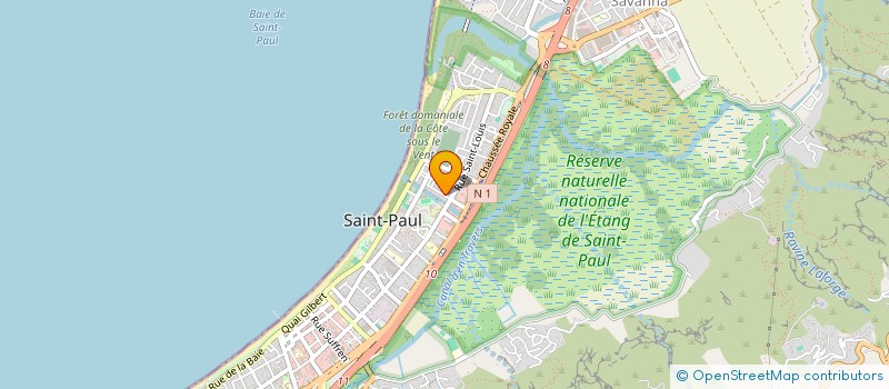 localisation de l'entreprise LE VILLAGE DE LA BUSE à SAINT-PAUL