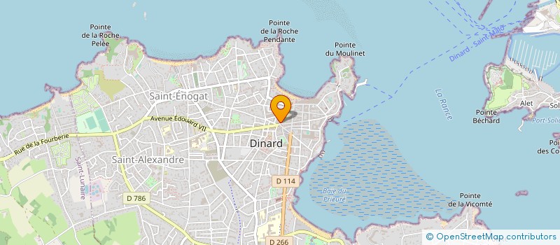 localisation de l'entreprise LE VILLAGE DE LA VILLE MAUNY  DINARD