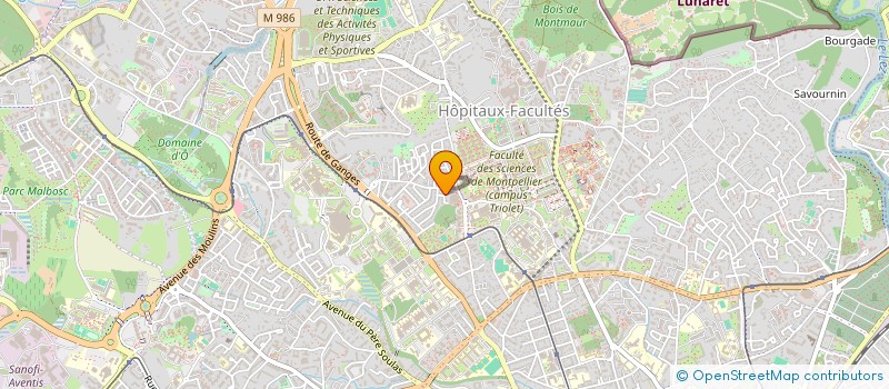 localisation de l'entreprise LE VILLAGE DES NIDS à MONTPELLIER