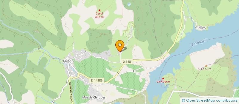 localisation de l'entreprise LE VILLAGE DU BOSC à OCTON
