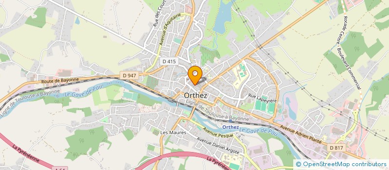 localisation de l'entreprise LE VILLAGE DU COEUR à ORTHEZ