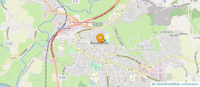 localisation de l'entreprise LE VILLAGE DU MONT CARMEL  AVRANCHES