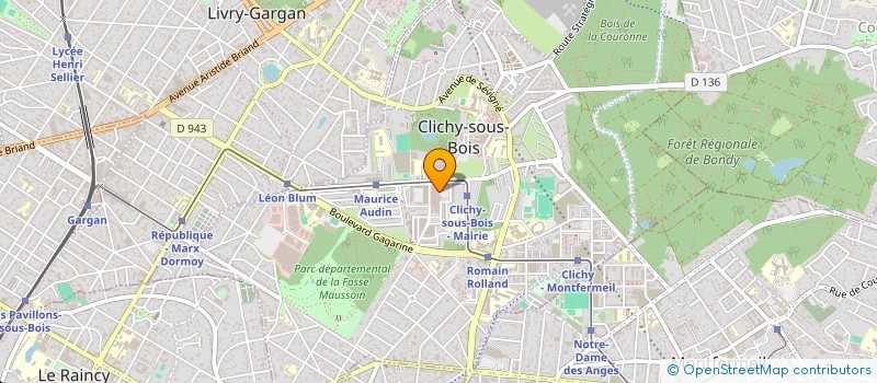 localisation de l'entreprise LE VILLAGE EXOTIQUE AFRICAIN à CLICHY-SOUS-BOIS