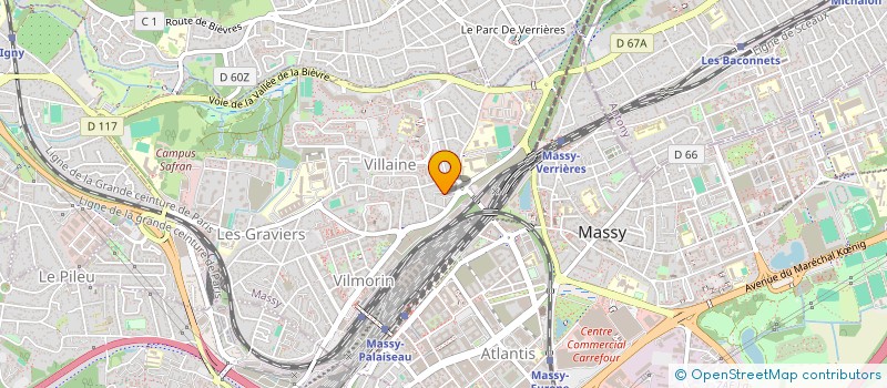 localisation de l'entreprise LE VILLAGE FRANCAIS 3 à MASSY