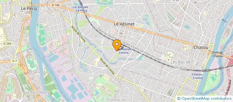 localisation de l'entreprise LE VILLAGE FRANCE à LE VESINET