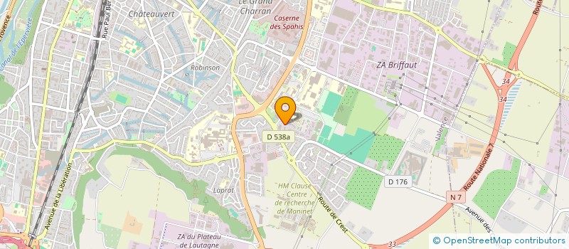 localisation de l'entreprise LE VILLAGE PARENTS-BEBES à VALENCE