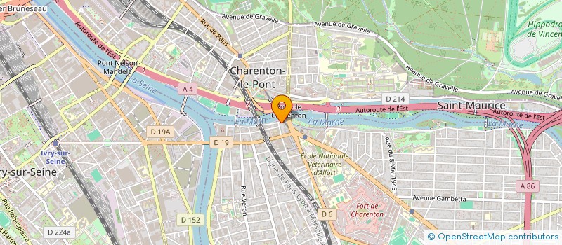 localisation de l'entreprise LE VILLAGE POP  MAISONS-ALFORT