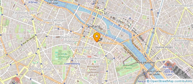 localisation de l'entreprise LE VILLAGE RONSARD  PARIS