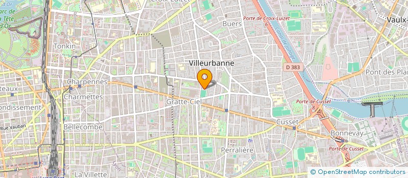 localisation de l'entreprise LE VILLAGE VERTICAL  VILLEURBANNE