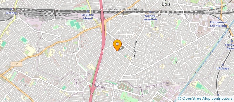 localisation de l'entreprise LE VILLAGEOIS à AULNAY-SOUS-BOIS
