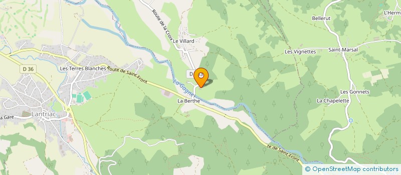 localisation de l'entreprise LE VILLARD  SAINT-GERMAIN-LAPRADE