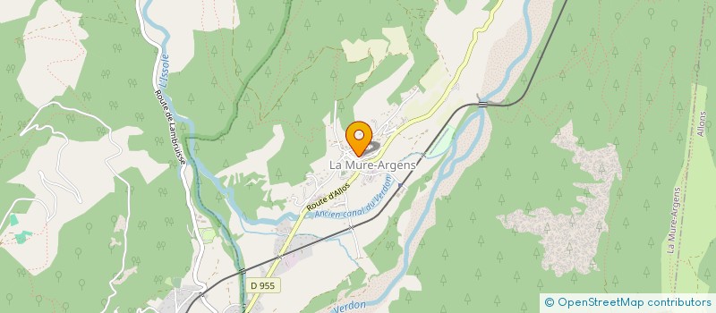 localisation de l'entreprise LE VILLARD  THORAME-BASSE