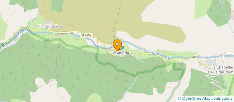 localisation de l'entreprise LE VILLARD à SAINT-FIRMIN
