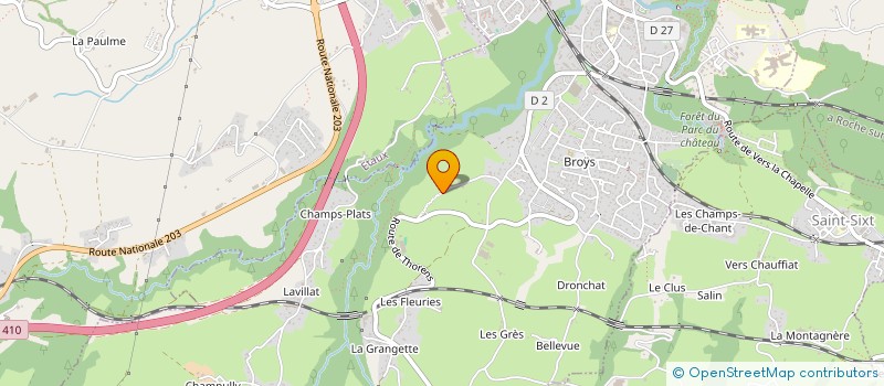 localisation de l'entreprise LE VILLY  LA ROCHE-SUR-FORON