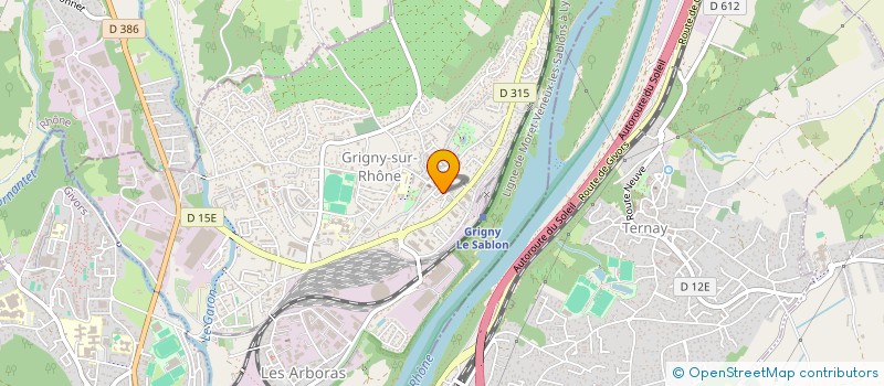 localisation de l'entreprise LE VIN CANAILLE  GRIGNY