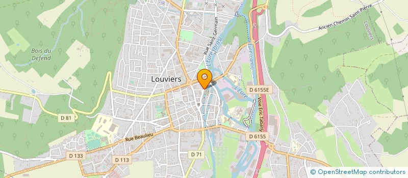 localisation de l'entreprise LE VIN COEUR à LOUVIERS
