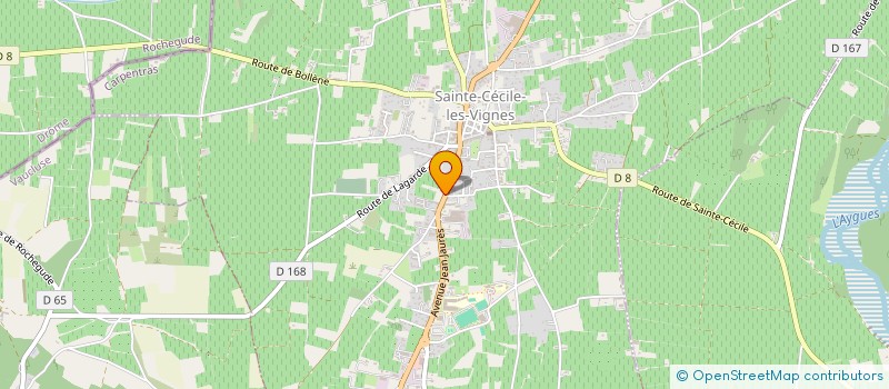 localisation de l'entreprise LE VIN DE BLAISE à SAINTE-CECILE-LES-VIGNES
