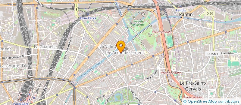 localisation de l'entreprise LE VIN DES SENS  PARIS