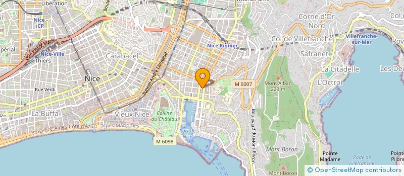 localisation de l'entreprise LE VIN'Z à NICE