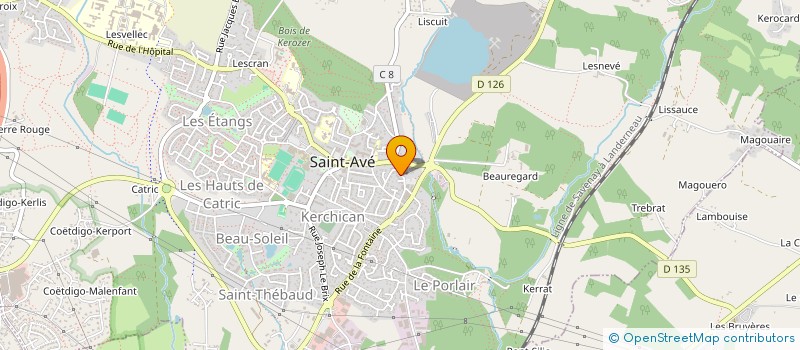 localisation de l'entreprise LE VINCENNES à SAINT-AVE