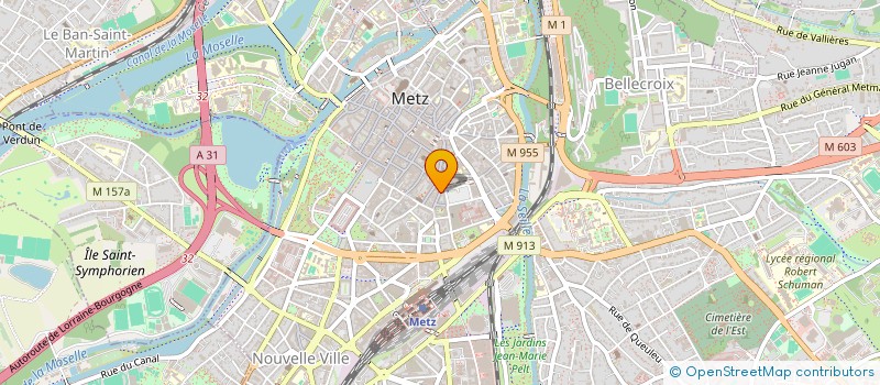 localisation de l'entreprise LE VINCENNES  METZ