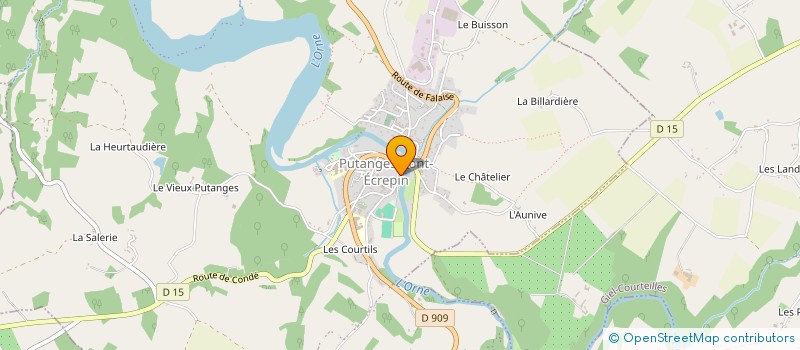 localisation de l'entreprise LE VINCENNES à PUTANGES-LE-LAC