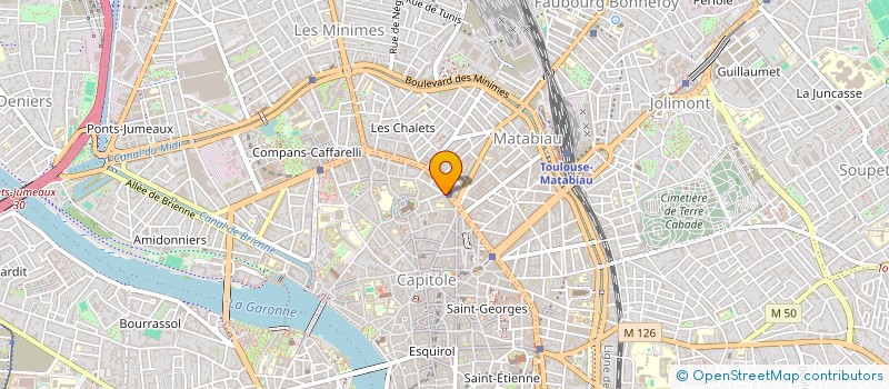 localisation de l'entreprise LE VINCENNES  TOULOUSE