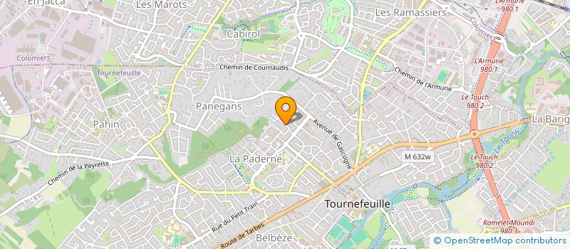 localisation de l'entreprise LE VINCENT  TOURNEFEUILLE