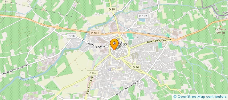 localisation de l'entreprise LE VINGT ET UNIEME à VALREAS