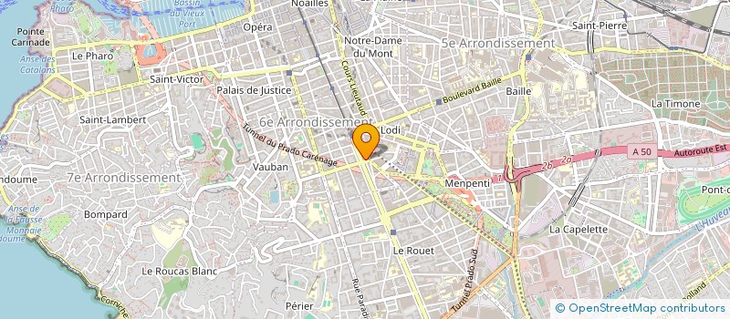 localisation de l'entreprise LE VINGT SEPT à MARSEILLE