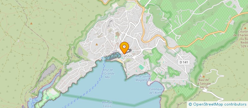 localisation de l'entreprise LE VINGTIEME à CASSIS