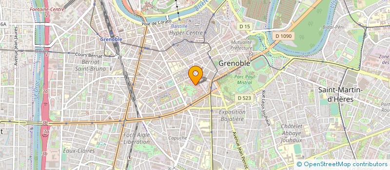 localisation de l'entreprise LE VINOSCOPE à GRENOBLE
