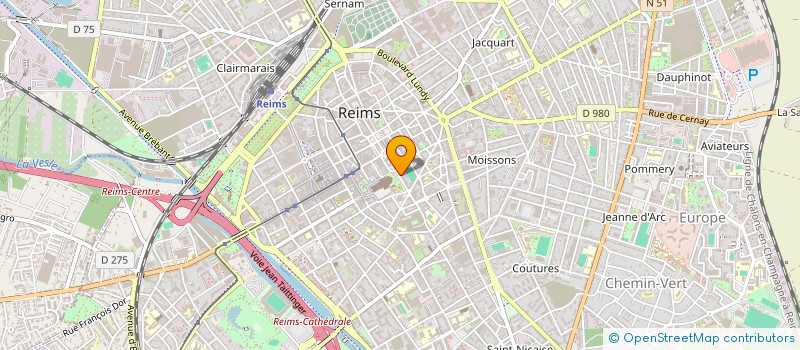 localisation de l'entreprise LE VINTAGE  REIMS