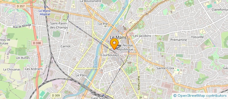 localisation de l'entreprise LE VINTAGE à LE MANS