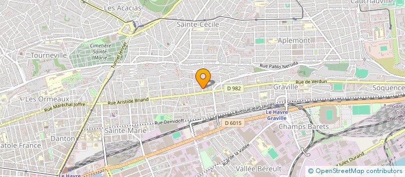 localisation de l'entreprise LE VINTAGE II à LE HAVRE